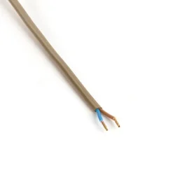 Aansluitkabel 80-120cm met schakelaar en stekker goud