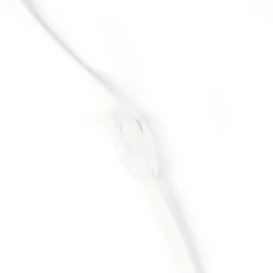 Aansluitkabel 80-120cm met schakelaar en stekker wit