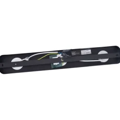 Afgerond plafondspot zwart GU10 35mm 3-lichts draai- en kantelbaar - Kate