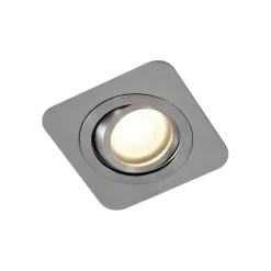 Afgeronde inbouwspot gunmetal GU10 50mm draai- en kantelbaar IP44 - Alberto