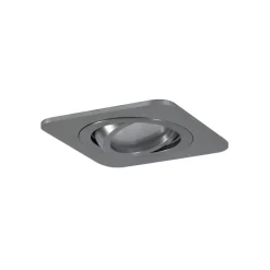 Afgeronde inbouwspot gunmetal GU10 50mm draai- en kantelbaar IP44 - Alberto