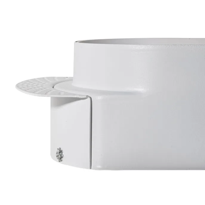 Afgeronde inbouwspot wit GU10 50mm 2-lichts - Hubs