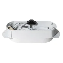 Afgeronde inbouwspot wit GU10 70mm 2-lichts - Hubs