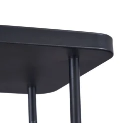 Afgeronde plafondspot zwart GU10 35mm 4-lichts draai- en kantelbaar - Kate