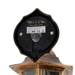 Antieke buiten wandlamp goud IP44 - New Haven