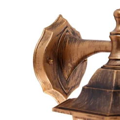 Antieke buiten wandlamp goud IP44 - New Haven