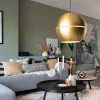 Art deco hanglamp goud bol 50cm - Slice