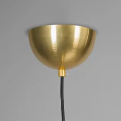 Art deco hanglamp goud bol 50cm - Slice