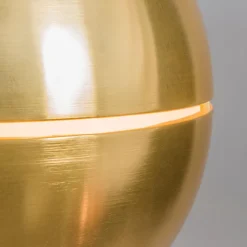 Art deco hanglamp goud bol 50cm - Slice