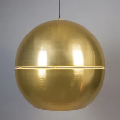 Art deco hanglamp goud bol 50cm - Slice