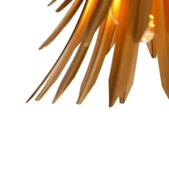 Art Deco hanglamp goud 3-lichts - Wesley