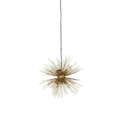 Art Deco hanglamp goud 6-lichts - Broom