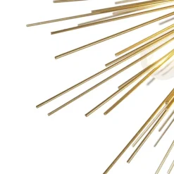 Art Deco hanglamp goud 6-lichts - Broom