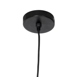 Art deco hanglamp goud met zwart - Maro