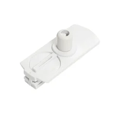 Art Deco hanglamp goud met opaal glas incl. rail adapter wit 1-fase - Iconic Flore