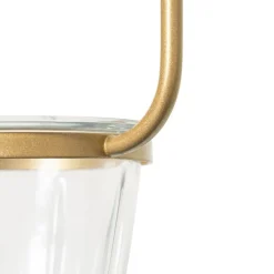 Art deco hanglamp goud met wit glas 3-lichts - Isabella