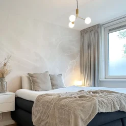 Art Deco hanglamp goud met opaal glas 3-lichts - Coby