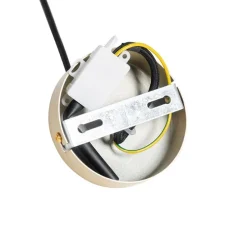 Art Deco hanglamp goud met opaal glas 5-lichts - Coby