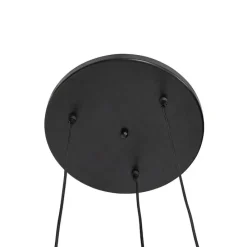 Art deco hanglamp goud rond 3-lichts - Maro