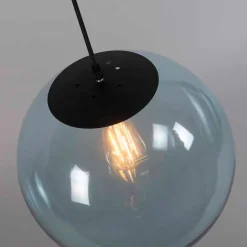 Art Deco hanglamp grijs 35 cm - Pallon