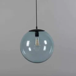 Art Deco hanglamp grijs 35 cm - Pallon