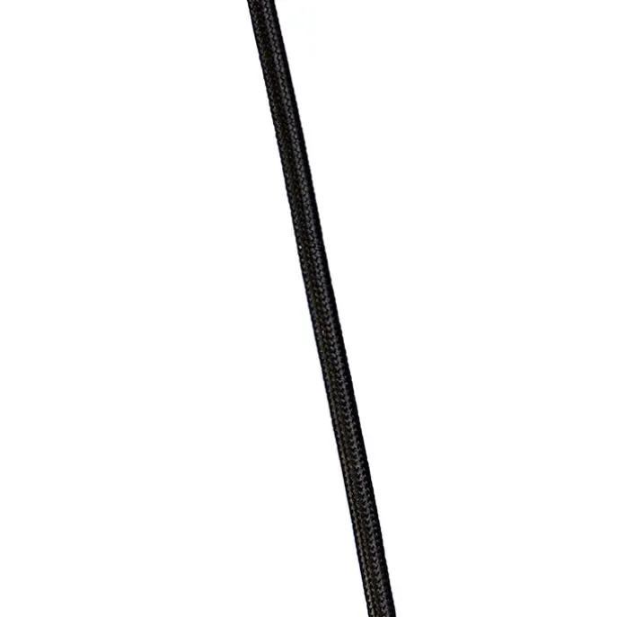 Art deco hanglamp messing met blauwe glazen - Pallon