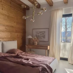 Art Deco hanglamp messing 6-lichts - Sydney