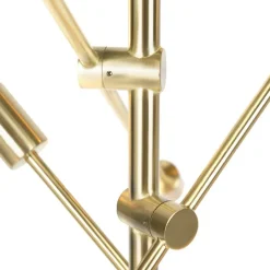 Art Deco hanglamp messing 6-lichts - Sydney