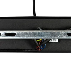 Art deco hanglamp zwart en smoke glas 3-lichts - Pallon