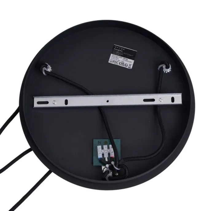 Art deco hanglamp zwart met smoke glas 3-lichts - Douglass