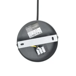 Art deco hanglamp zwart met goud glas 33 cm - pallon