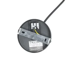 Art deco hanglamp zwart met goud glas 20 cm - Pallon