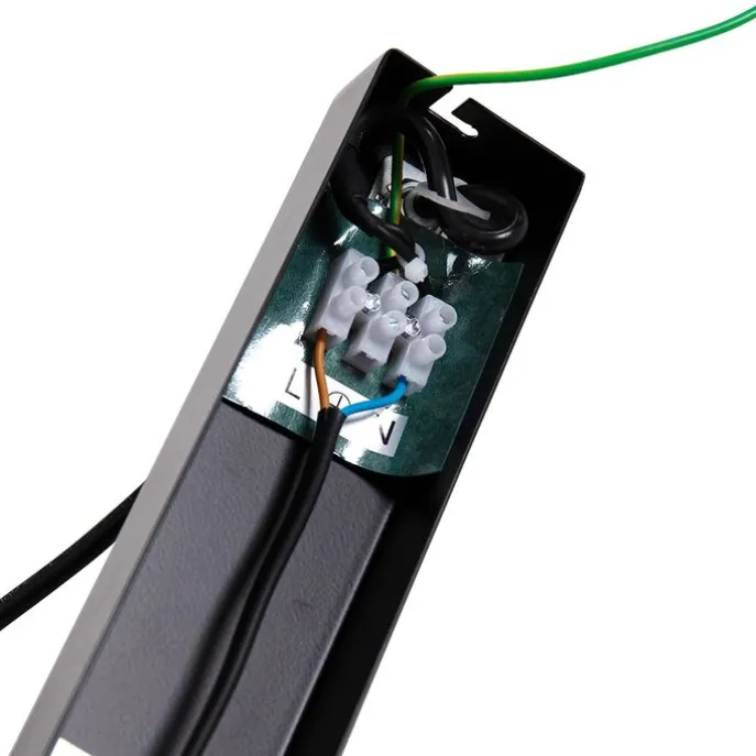 Art Deco hanglamp zwart met smoke en goud 10-lichts - Wess