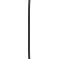 Art Deco hanglamp zwart met smoke glas - Flore