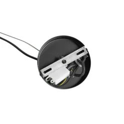 Art deco hanglamp zwart met opaal glas 8-lichts rond - Uvas