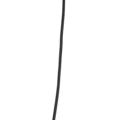 Art deco hanglamp zwart met smoke glas 3-lichts - Pallon