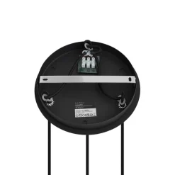 Art Deco hanglamp zwart met smoke glas rond 3-lichts - Vidro