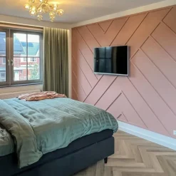 Art Deco plafondlamp brons met amber glas 20-lichts - Bianca