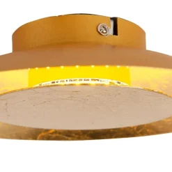 Art deco plafondlamp goud/messing incl. LED - Sun