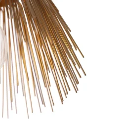 Art Deco plafondlamp goud met lichteffect - Broom