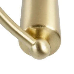 Art Deco plafondlamp messing 4-lichts - Facile