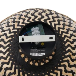 Art Deco plafondlamp zwart bamboe 40cm - Alka