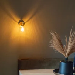 Art Deco plafondspot goud met glas verstelbaar - Laura