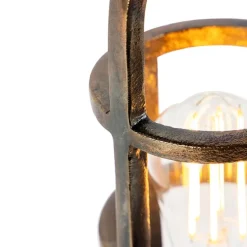 Art Deco tafellamp brons 35 cm - Kevie