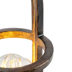 Art Deco tafellamp brons 35 cm - Kevie