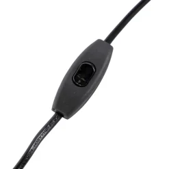 Art Deco tafellamp brons velours kap rood 35 cm - Pisos