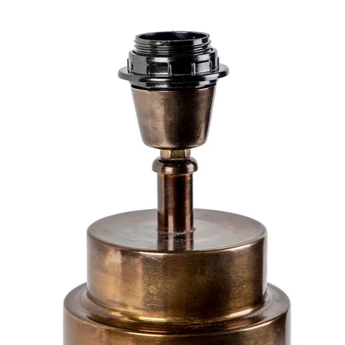 Art Deco tafellamp brons zonder kap - Bruut