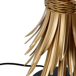 Art Deco tafellamp goud - Wesley