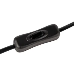 Art deco tafellamp messing met blauw glas - Pallon