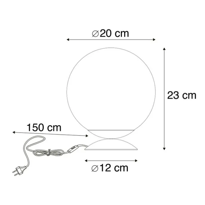 Art deco tafellamp messing met roze glas - Pallon